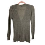 Banana Republic  Italian Yarn Alpaca Wool Blend Gray Cardigan Sz XS Photo 1