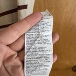 Max Mara  Weekend Short Sleeve Women's‎ Stripe Top Brown Cream US Small Photo 2