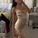 gold formal long dress Size XS Photo 1