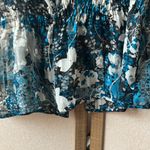 Dress Barn  Blue and Black Floral Blouse with cami small Photo 12