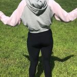 FILA USA Crop Cropped Hoodie Women’s Large Photo 2