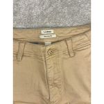 LL Bean Favorite Fit Chino Shorts Womens Size 12 Reg Brown Photo 1