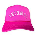 Cowgirl Upside Down Trucker Hat Pink Photo 0