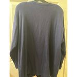 Y2K Chaus Navy 100% Cotton Cardigan Nautical Crest PREPPY Gold Buttons L Blue Size L Photo 8