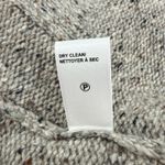 Brochu Walker  100% Cashmere Noah Wrap Open Cardigan Vest SM Earthen Tweed Gray Photo 8