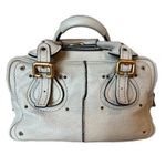 Chloé CHLOE Paddington Ivory Cream Satchel Crossbody Bag w Lock Key Removable Strap Photo 14