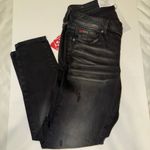 NEW SLINK JEANS Ankle Jegging Distressed Skinny Jeans‎ Size 12 Black Photo 12