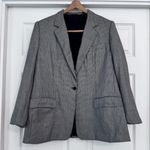 Women's Brioni 100% Cashmere Cecelia Blazer Houndstooth Black White Gold Size 12 Photo 0