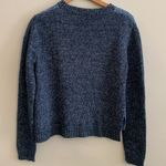 Tibi  Crewneck Blue Colorblock Knit Pullover Sweater Women’s Size Small Photo 1