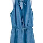 Anthropologie Blu Pepper Floral Embroidered Romper Photo 1