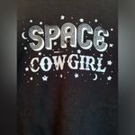 Space Cowgirl sweatshirt size small. Black Photo 1