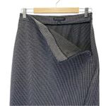 Banana Republic Bi-Stretch Wrap-Front Pencil Skirt Black & White Dot Size 2 Tall Photo 6