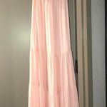 Forever 21 Pale Pink Off The Shoulder Maxi Dress Photo 1