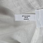 J.Crew  Cabana dress in linen‎ White CI918 XL NWT Long Sleeve Maxi Belted Photo 6