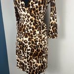 Diane Von Furstenberg DVF Julian Two Mini Jersey Silk Wrap Dress Animal  size 2 Photo 1
