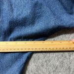 Spencer Alexis Vintage 90s Large Denim Button Down Maxi Shirt Dress Safari Style Blue Photo 6