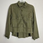 The Great THE The Swingy Army Canvas Jacket Green Japanese Twill Size 1 Photo 5