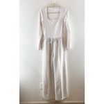 Abercrombie & Fitch Abercrombie YPB Everydaysoft Long Sleeve Hybrid Jumpsuit White Gray Medium Photo 1