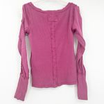 Free People We the Free Womens Y2K Daisy Chain Braided Sleeve Cuff Knit Top S Photo 8