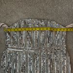 Mac Duggal  93831 Embellished Strapless Sheath‎ Dress Silver Beige 14 Photo 9