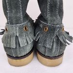 Coolway Grey Suede Fringe Ankle Boot Booties Boho Comfort Shoes Size 8 Photo 9