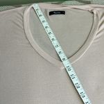 Michael Lauren  lightweight oversized ribbed thumb holes light pink shirt Photo 7