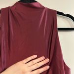 House of Harlow 1960 Maroon Sleeveless Bodysuit Red Size M Photo 5