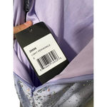 La Femme  Beaded Light Periwinkle Gown Photo 8