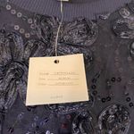 cupio  Blue Sequin Top Size‎ Medium Photo 4