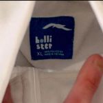 Hollister white long sleeve zip up jacket size XL Photo 2
