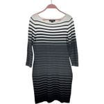 Ralph Lauren Lauren  Striped Ombre Boat Neck 3/4 Sleeve Knit Dress Women's Size M Photo 1