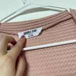 Double Zero  Pink Waffle Knit Cardigan Photo 1