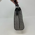 Guess Meera Mini PVC Signature Print Top Handle Bag Black Photo 3