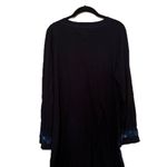 Johnny Was Embroidered Black and Blue Women's Tunic Dress Photo 1