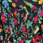 Old Navy  Floral Summer Dress XL Lightweight & Breezy Sundress Parrot Bird Print Photo 7