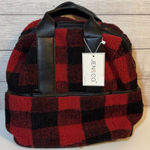 Jen & Co. HATTIE Sherpa Guitar Backpack In Red Black Photo 0