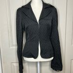 Diane Von Furstenberg  Vintage Polka For Lace Ruffle Blazer Y2k size 6 Photo 2