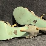 Betsey Johnson Blue by  Strappy Stiletto Heel Silver Glitter Size 8 Photo 9