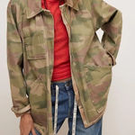 Free People #16 NWT Reversible Camo Jacket in Camo Photo 0