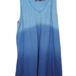 prAna  Woman’s Striped Ombré Blue Casual Tank Top Size Medium Photo 0