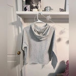 Sideline Apparel  Womens  Southern Miss Gray Striped Pullover Hoodie Photo 4