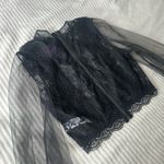 Forever 21 Black Corset Lace Top Photo 2