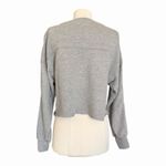 Spiritual Gangster Rainbow Trim Accents Cropped Pullover Sweatshirt XS Gray NWT Photo 4