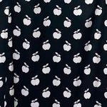 Kate Spade Apple Toss Taxi Dress Black White Puff Sleeve Mini Shift Size 00 Photo 11