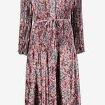 Vince berry blooms pleated shirt dress NWT Photo 0
