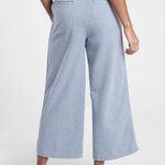 Athleta  Farallon Heathered Wide Leg Crop 4 Tall Light Blue Wide Cropped Pants Photo 1