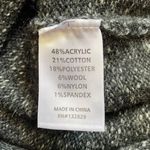 Lovers + Friends Dress Sweater One Shoulder Asymmetrical Mini Gray Sz S Photo 6