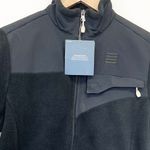 Lands' End Womens S Thermacheck 300 Fleece Jacket Black Full Zip Fall Gorpcore Photo 4