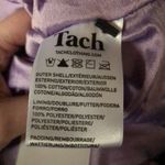 Tach Clothing Gadara Corduroy Floral Puffer Coat Black Pink Green AOP sz Medium Photo 11