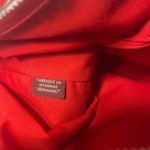 Coach Tyler Tote Pebble Leather in Cherry Red (F54687) Shoulders Handle Photo 7